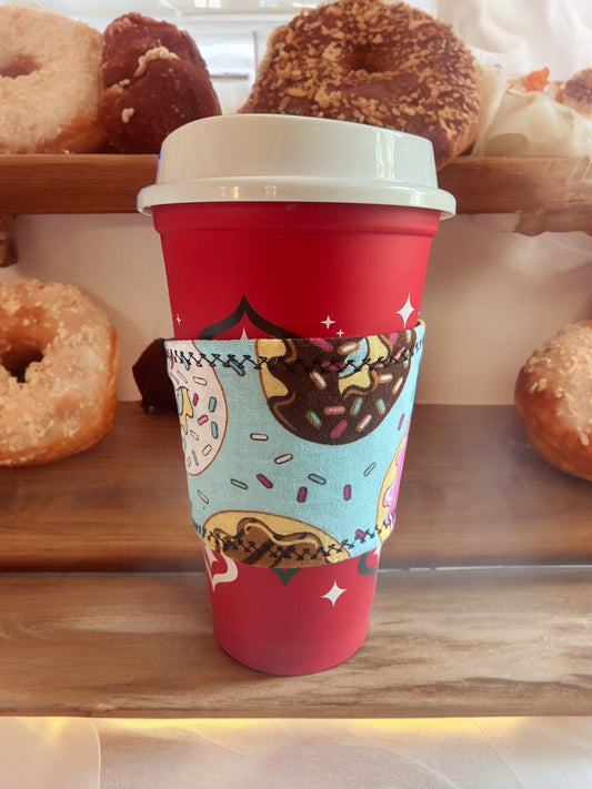 Coffee Sleeve with donuts