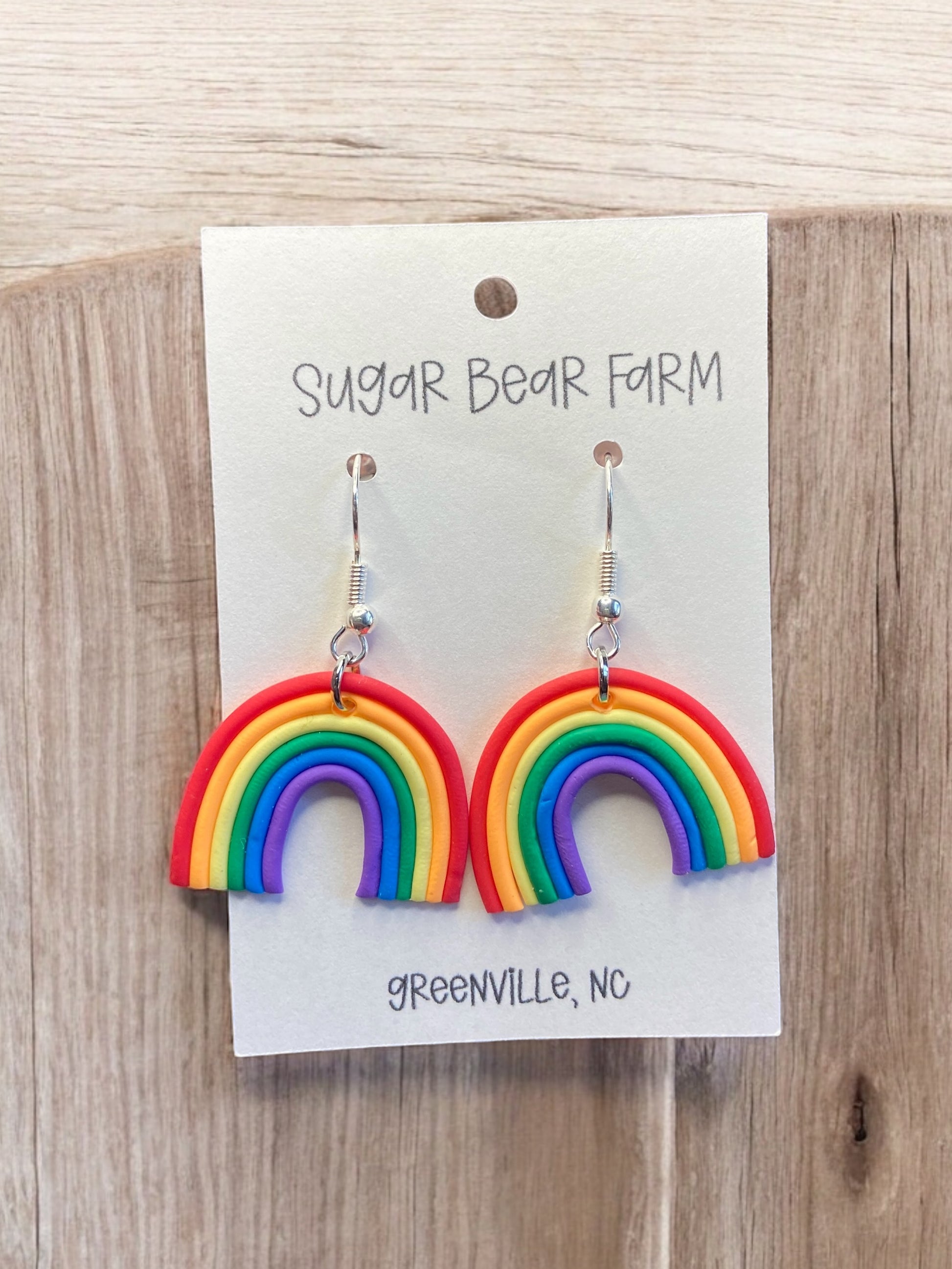 Rainbow earrings