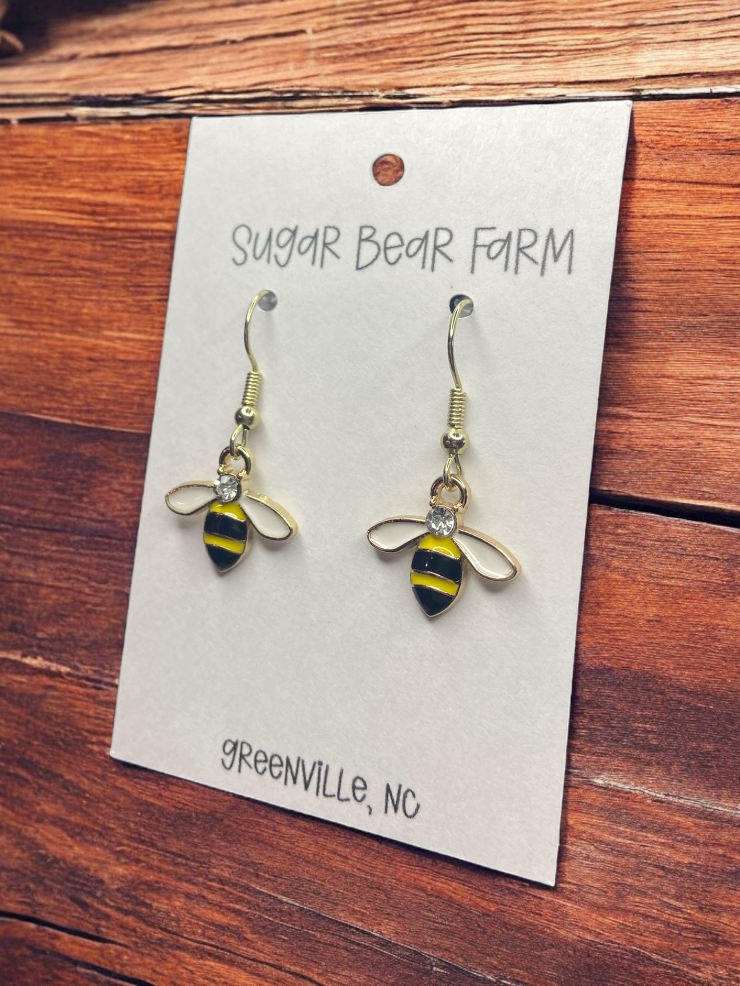 Honey Bee Earrings