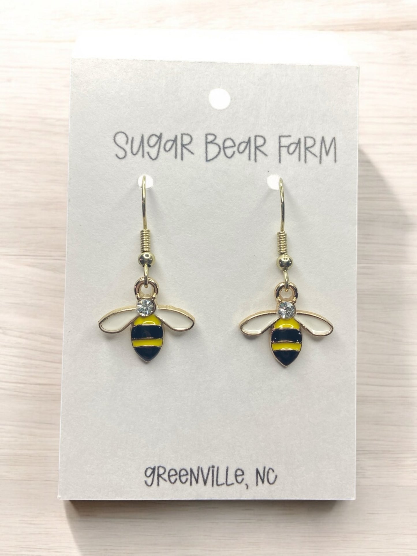 Honey Bee Earrings