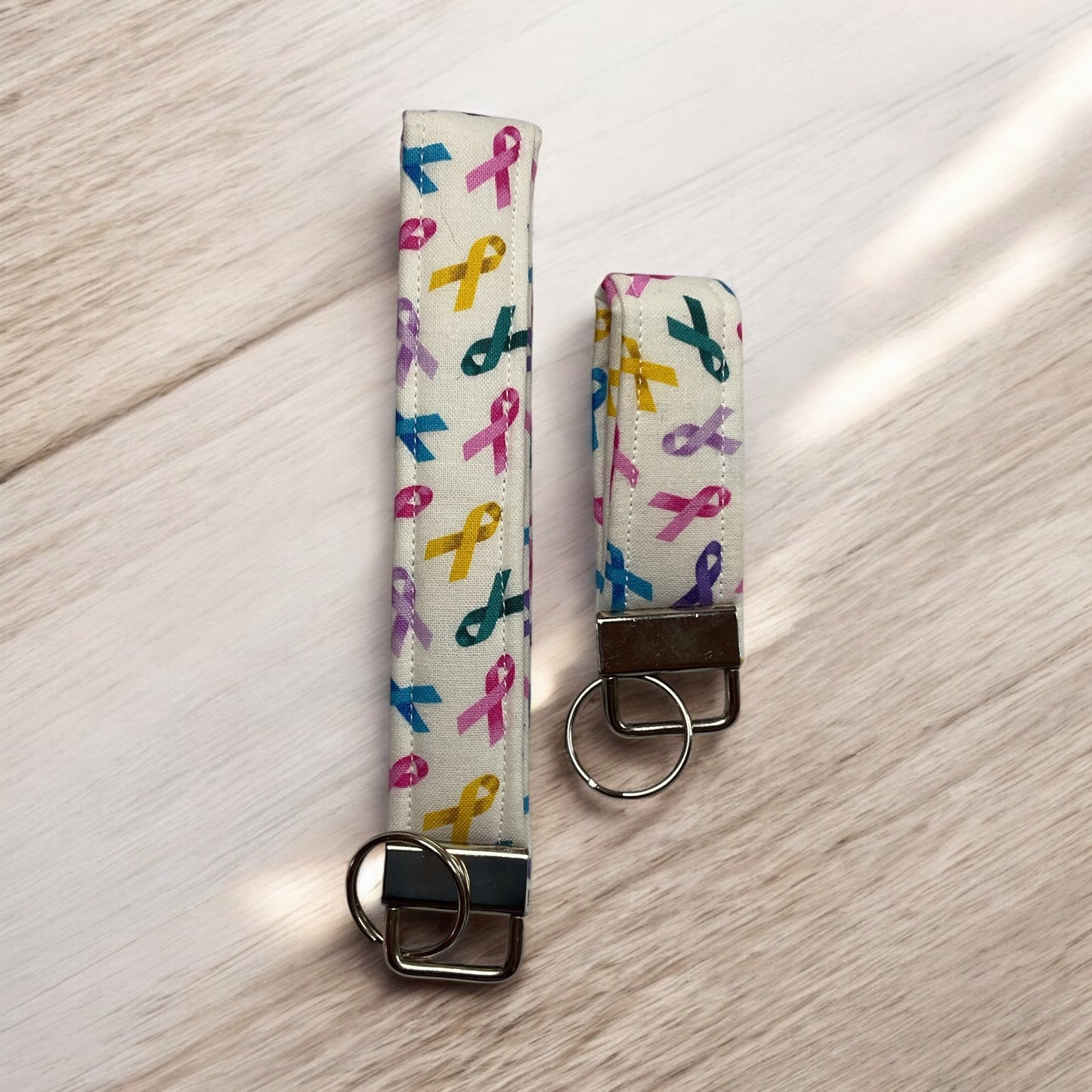 Awareness Ribbon Wristlet and Keychain