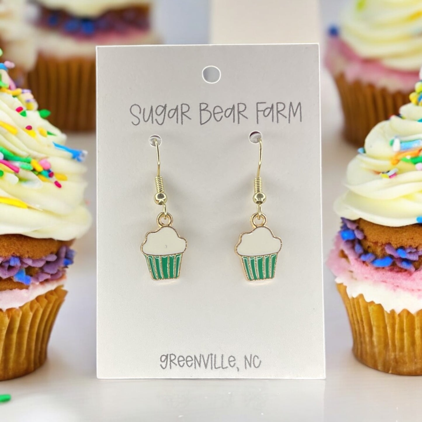 Cupcake Earrings