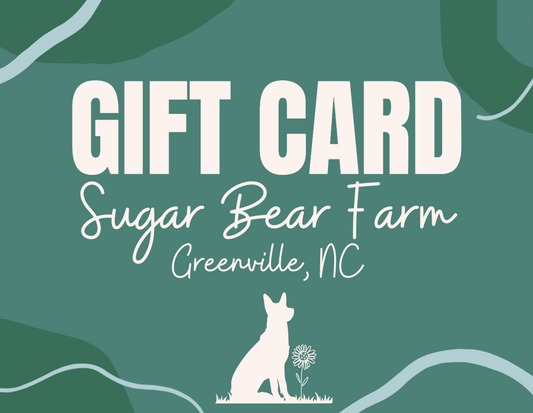 Sugar Bear Farm gift card