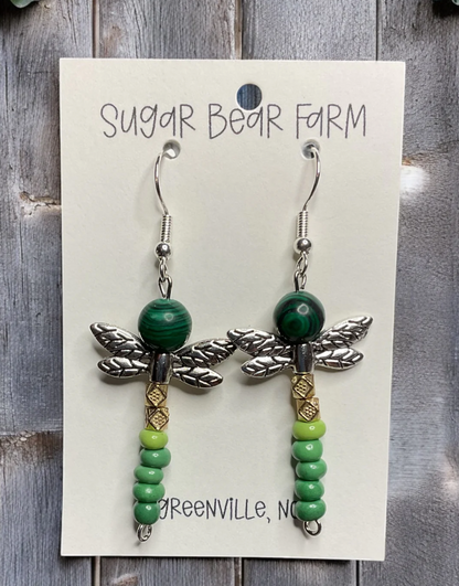 Dragonfly Earrings - Personalized Colors