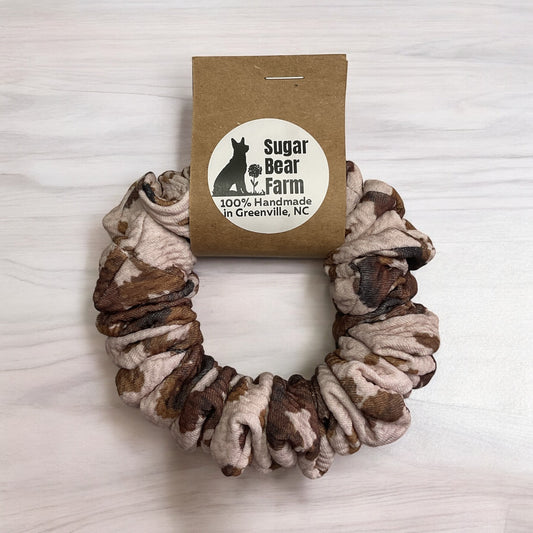 Brown Cow Scrunchie