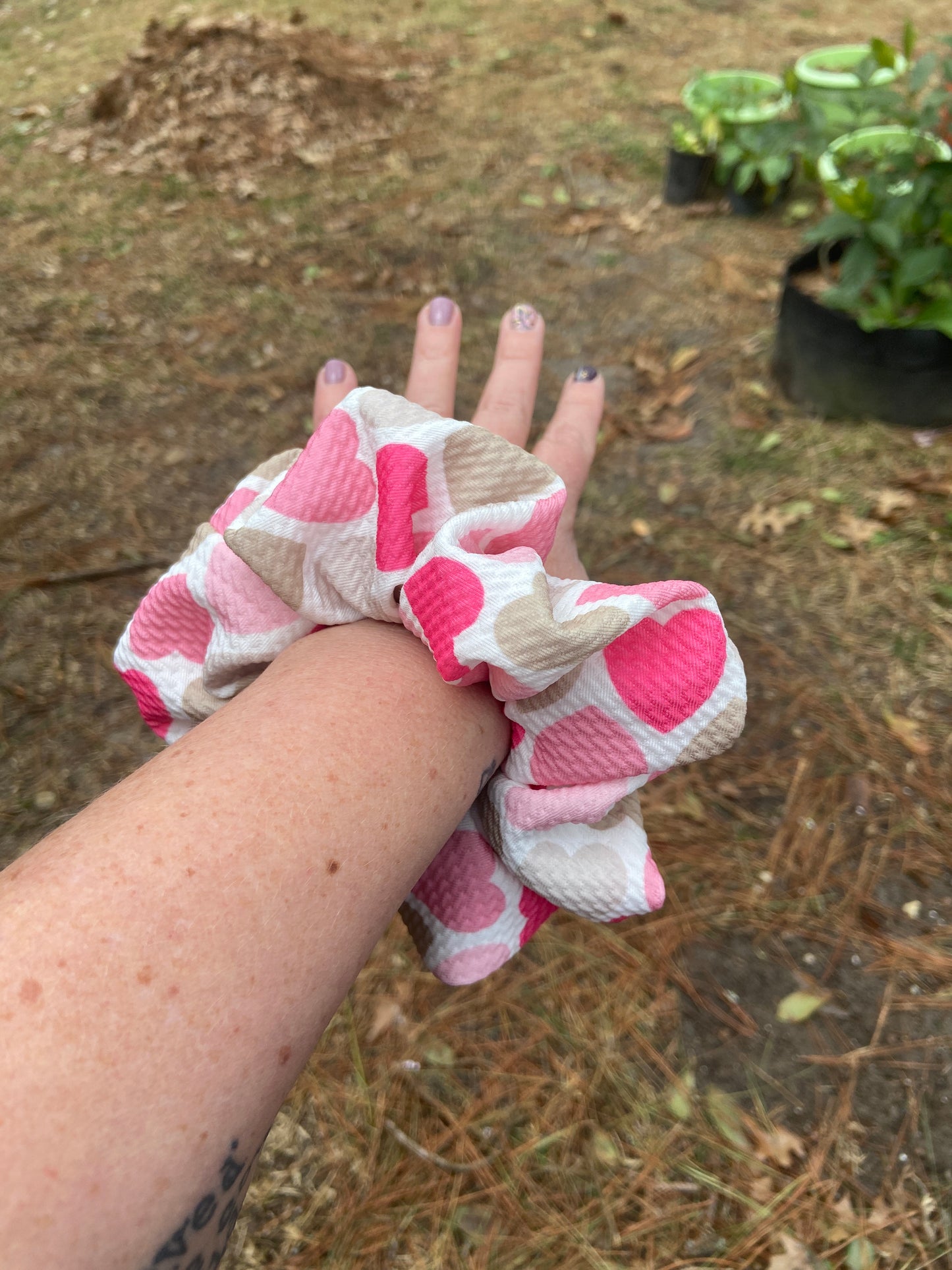 Hearts Scrunchie