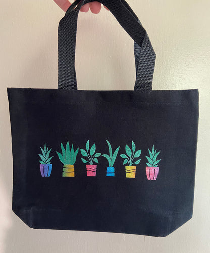 Rainbow Plant Tote Bag