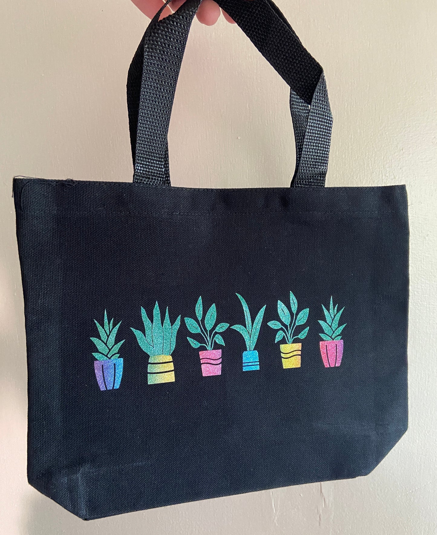 Rainbow Plant Tote Bag