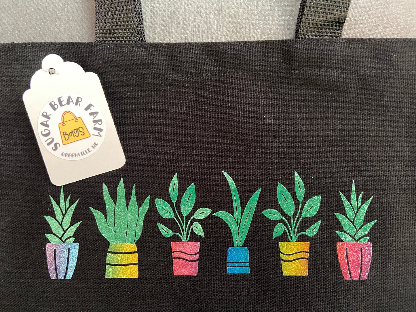 Rainbow Plant Tote Bag